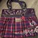 Coach Bags | Coach Poppy Purple Tartan Plaid Glam Tote Bag | Color: Pink/Purple | Size: Os