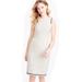 J. Crew Dresses | J.Crew High Quality Textured Tweed Cream White Spring Sheeth Shift Dress, 6 | Color: Cream/White | Size: 6