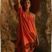 Anthropologie Dresses | Htf Anthropologie Maeve One-Shoulder Embroidered Maxi Dress Xs | Color: Orange | Size: Xs