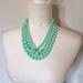 J. Crew Jewelry | Euc J. Crew Tiffany Blue Ladybug Beetle Layered Beaded Necklace Turquoise | Color: Blue/Green | Size: Os