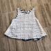 Anthropologie Tops | Anthropologie Postmark Striped Lace Swing Tank | Color: Blue/White | Size: Xs