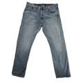 Levi's Jeans | Levis 501 Light Wash Waterless Button Fly Jeans Men’s Size 38x32 M1 Straight Leg | Color: Blue | Size: 38