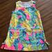 Lilly Pulitzer Dresses | Girls Little Lilly Knit Shift Dress | Color: Blue/Pink | Size: 4tg