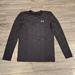 Under Armour Shirts | Euc Under Armour Fitted Heatgear Men's Sz Sm/P/Ch Long Sleeve Jersey | Color: Black/Gray | Size: S