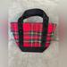 J. Crew Bags | J Crew Festive & Fun Holiday Red Tartan Plaid | Color: Black/Red | Size: Os