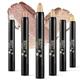 Boobeen 6PCS Cream Eyeshadow Stick Waterproof Eyeshadow Pencil Crayon Eye Brightener Stick Shimmer Eyeshadow Pen Create Glitter Eye Makeup, Easy to Use