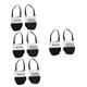 Gatuida Liner 4 Pairs Yoga Socks Forefoot Pad Pointe Shoes Women's Polyester Breathable Half Liner Socks