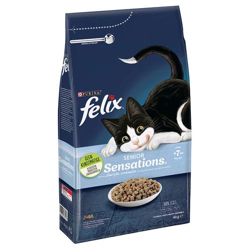 4kg Felix Senior Sensations Katzenfutter trocken