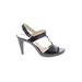 MICHAEL Michael Kors Heels: Black Solid Shoes - Women's Size 9 - Open Toe