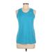 Nike Active Tank Top: Blue Activewear - Women's Size Medium