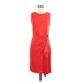 MICHAEL Michael Kors Casual Dress - Sheath: Red Dresses - Women's Size Medium