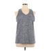 Under Armour Active Tank Top: Gray Activewear - Women's Size X-Large