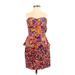 Frock! by Tracy Reese Cocktail Dress: Purple Print Dresses - Women's Size 0