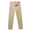 Chinohose BOSS ORANGE "tapered", Herren, Gr. 36, Länge 32, braun (239_light, pastel_braun), Web, Obermaterial: 97% Baumwolle, 3% Elasthan, unifarben, casual, gerade, unten schmal lang, Hosen, mit BOSS Logo hinten