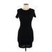 Brandy Melville Casual Dress - Mini: Black Solid Dresses