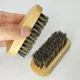 Brosse de polissage pour chaussures en cuir poils de vernis bottes livres d'entretien outil en