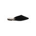 Journee Collection Mule/Clog: Black Print Shoes - Women's Size 9 - Pointed Toe