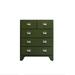 STAR BANNER Iron 5 - Drawer Accent Chest Metal in Green | 38.39 H x 31.5 W x 18.9 D in | Wayfair 09LY157XUABP0IWRLUG