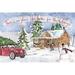 The Holiday Aisle® Christmas in the Woods I by Anne Tavoletti - Wrapped Canvas Print Canvas | 20" H x 30" W | Wayfair