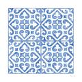 Bungalow Rose Artisan Tile XXX by Nancy Green - Wrapped Canvas Print Paper in Blue | 20" H x 20" W | Wayfair BDB703D14DC64F98BD730290A22A21C3