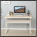 Latitude Run® Standing Desk w/ Metal Drawer, Adjustable Height Stand Up Desk, Sit Stand Home Office Desk | 47.24 W x 23.62 D in | Wayfair