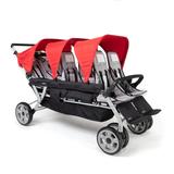Gaggle Jamboree Multi-Child Stroller in Red | Wayfair 9909107