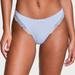 Women's Victoria's Secret Stretch Cotton Lace-Trim High-Leg Scoop Thong Panty