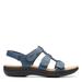 Clarks Laurieann Vine - Womens 5 Blue Sandal Medium