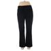 Banana Republic Khaki Pant Flared Leg Boyfriend: Black Bottoms - Women's Size 10