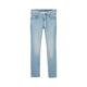 Tom Tailor Tapered Jeans mit recycelter Baumwolle Damen light stone blue denim, Gr. 31-30, Weiblich Denim Hosen