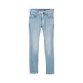 Tom Tailor Tapered Jeans mit recycelter Baumwolle Damen light stone blue denim, Gr. 33-32, Weiblich Denim Hosen