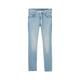 Tom Tailor Tapered Jeans mit recycelter Baumwolle Damen light stone blue denim, Gr. 29-30, Weiblich Denim Hosen