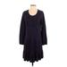 Style&Co Casual Dress - DropWaist: Purple Dresses - Women's Size Large