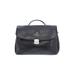 Tumi Leather Messenger: Pebbled Black Print Bags