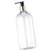 Emulsion Bottle 3Pcs 300ml PET Emulsion Bottle Shower Gel Subpackaging Bottle Refillable Bottle Black