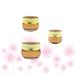 Cream Bottle 3Pcs Portable Cream Bottle Acrylic Empty Bottle Subpackaging Bottle Makeup Cream Storage Box (10g 15g 30g)