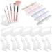 10PCS Pen Display Stands for Pens Makeup Brushes Clear Acrylic Pen Holders Pen Stationery Rack Organizers Vertical and Horizontal Pen Stands for Home Office School