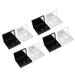 8 Pcs Portable Makeup Organizer Eye Shadow Box Blush Eyeshadow Storage Case Clear Cosmetic DIY Palettes Travel