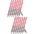 Lip Gloss Brush Portable Lipstick Applicator Make up Brushed Concealer Wet and Dry Travel Fiber Wool 16 Pcs