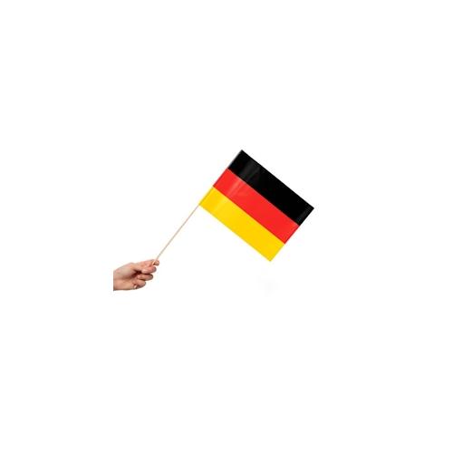 10 Papier Fahnen Deutschland 20 x 30 cm Handfahnen