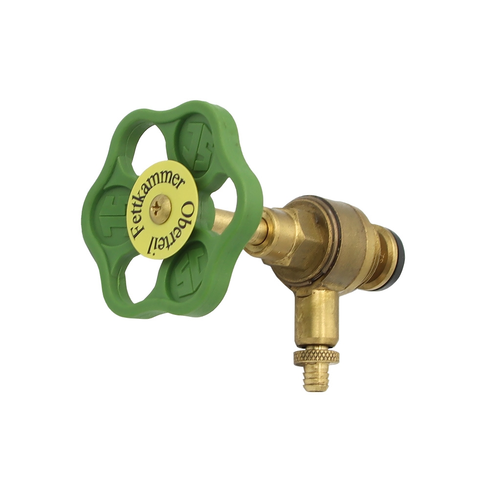 Oberteil für Freistromventil mit Entleerung Oberfläche: Messing Image