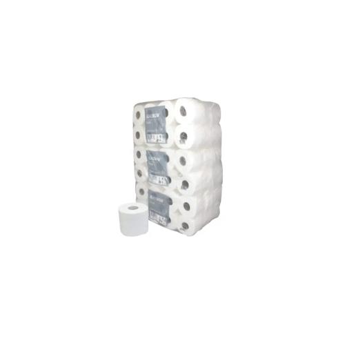Toilettenpapier Katrin Plus 250, weiß, 100 % Zellstoff, 3-lagig, 250 Blatt, 9x8=72 Rollen im Folienbeutel #11711
