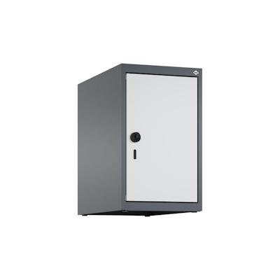 C+P Aufsatzschrank Classic PLUS, 1 Abteil, HxBxT 50x30x50cm, Sicherheitsdrehriegel, Anthrazit/Hellgrau von PROREGAL Image