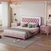 3-Pieces Bedroom Sets, Queen Size Platform Bed with 2 Nightstands