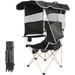 Camping Chair, Beach Chair with Canopy, Folding Camping Chair with Shade, with Cooler and Cup Holder