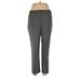 7th Avenue Design Studio New York & Company Dress Pants - Low Rise: Gray Bottoms - Women's Size 10