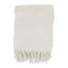 Boho Chic Tufted Throw with Tassels