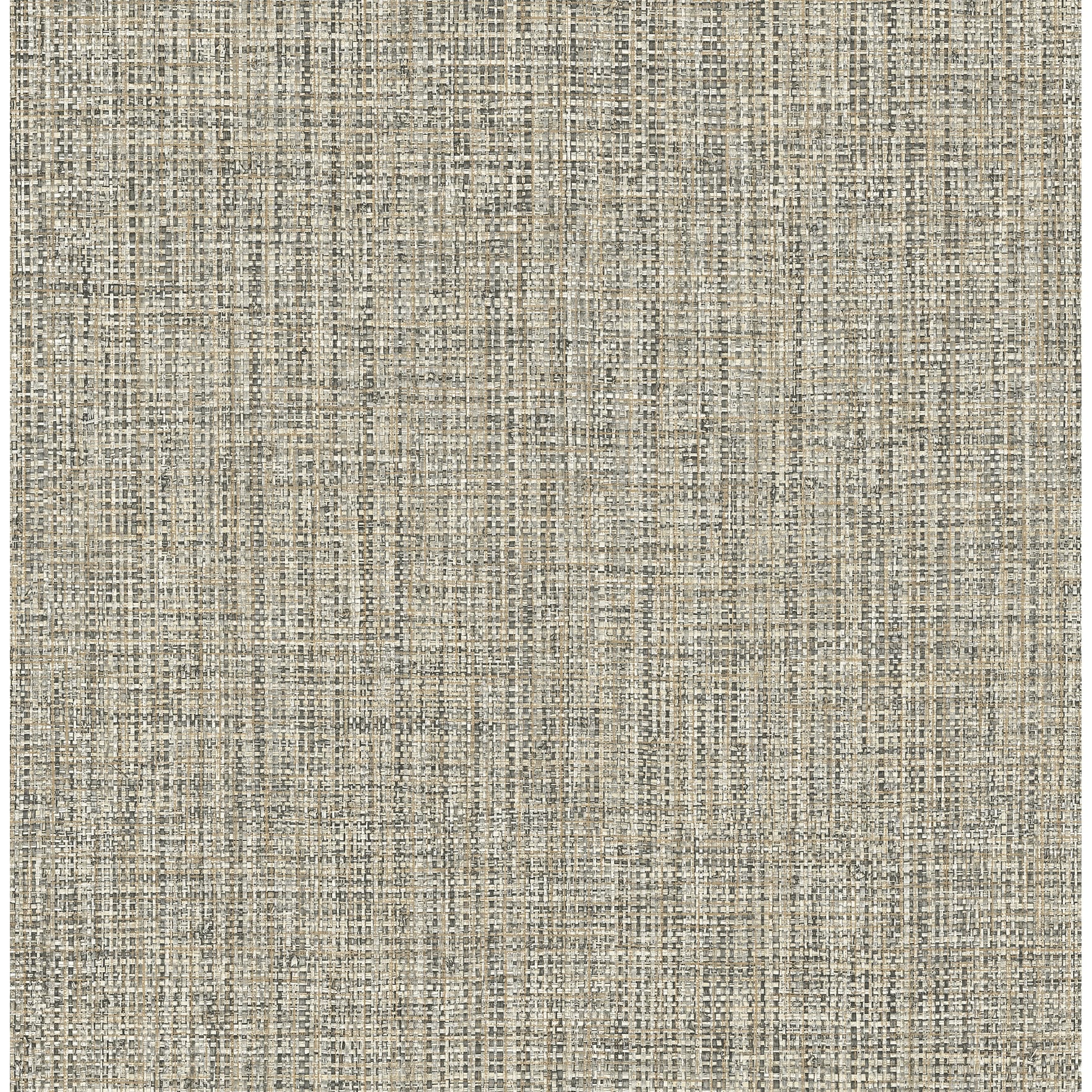 A-Street Prints Rattan Coffee Woven Wallpaper