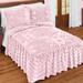 Mia Ruffled Textured Chenille Design Bedspread