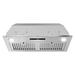 Cosmo 30 in. Insert Range Hood with Soft Touch Controls, 3-Speed Fan, LED Lights and Permanent Filters in Stainless Steel